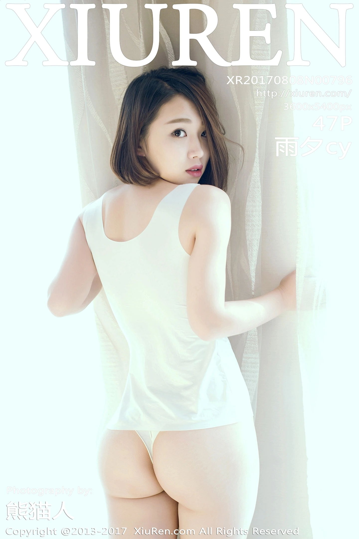 [XiuRen秀人网]No.796_软妹子雨夕cy白色浴袍+性感睡衣秀完美身材丰乳肥臀写真47P-秀人网 - XiuRen.Space